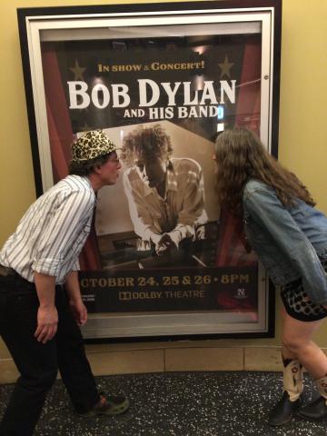 Dolby Theater - Giving Bob a kiss